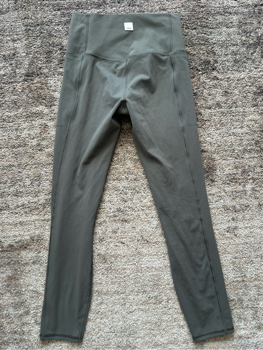 Vuori Olive Green Performance Leggings